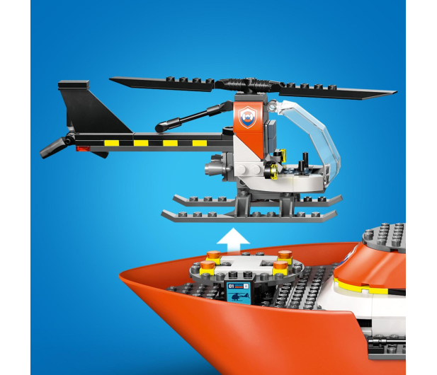 LEGO CITY 60504 Łódź ratunkowa i helikopter straży przybrzeżnej - 1473521 - zdjęcie 8